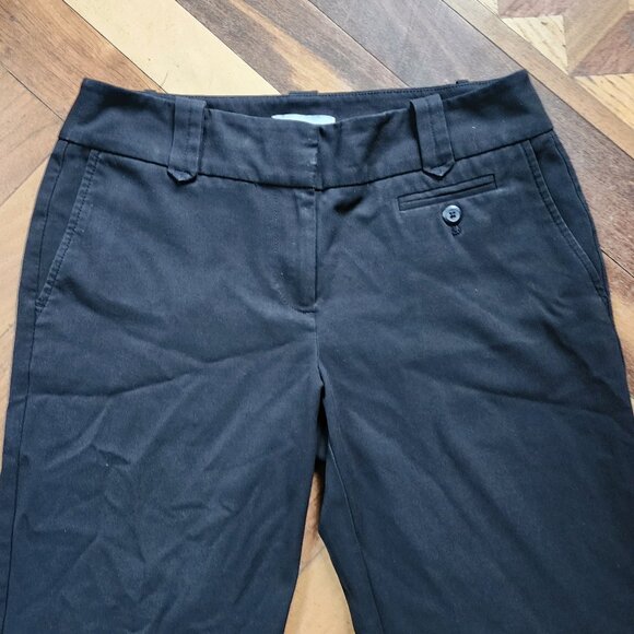LOFT Low Rise Black Boot Cut Pants Size 4 - Picture 5 of 12